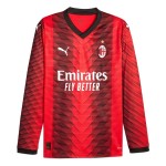 Günstige Fußballtrikots AC Mailand Heimtrikot 2023-24 Langarm